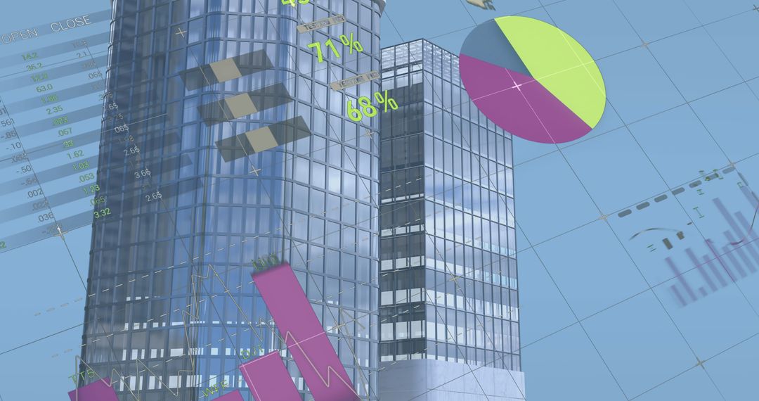 Data Analytics and Digital Interface with Cityscape - Free Images, Stock Photos and Pictures on Pikwizard.com