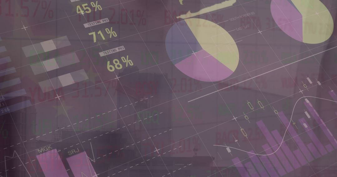 Digital Financial Analytics and Data Interface Visualization