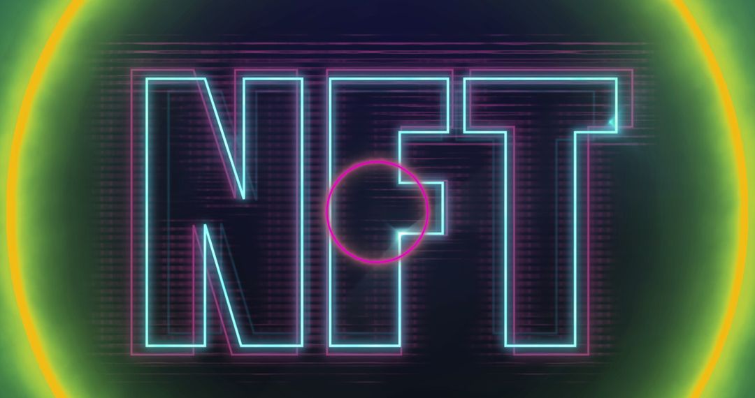 Neon NFT Digital Graphics Contemporary Design