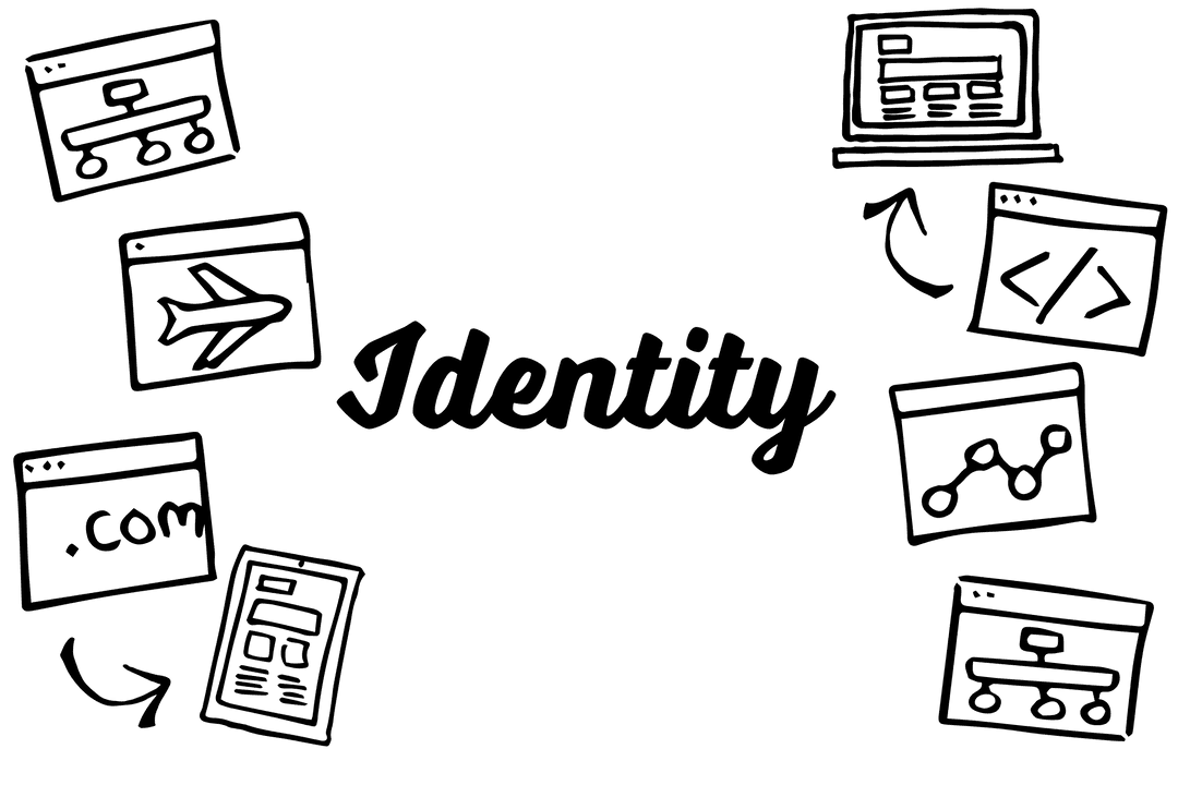 Transparent Identity Icons with Connectivity Theme