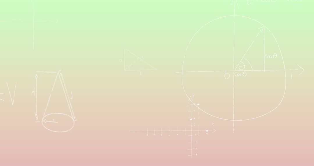 Mathematical Formulae on Soft Gradient Background