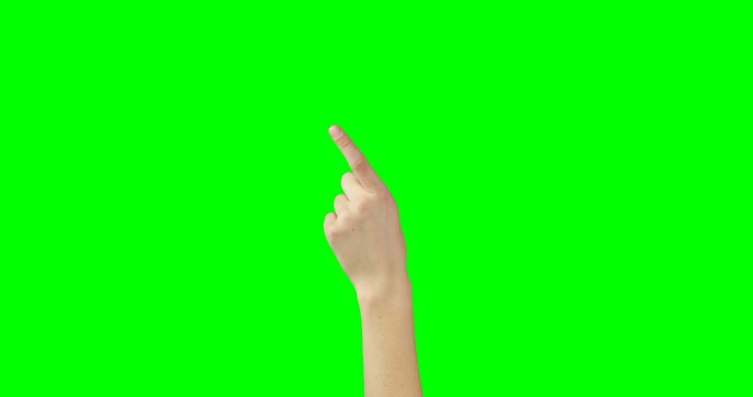 Close-up of person making hand gesture against green screen background - Free Images, Stock Photos and Pictures on Pikwizard.com