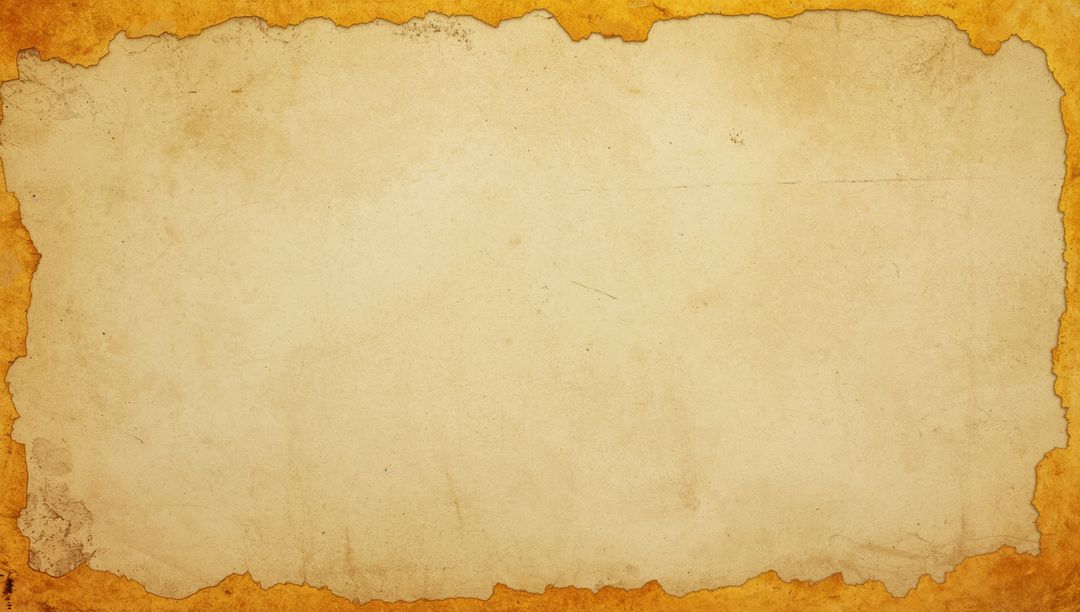 Vintage Aged Parchment with Burnt Edges and Weathered Paper Texture for Design