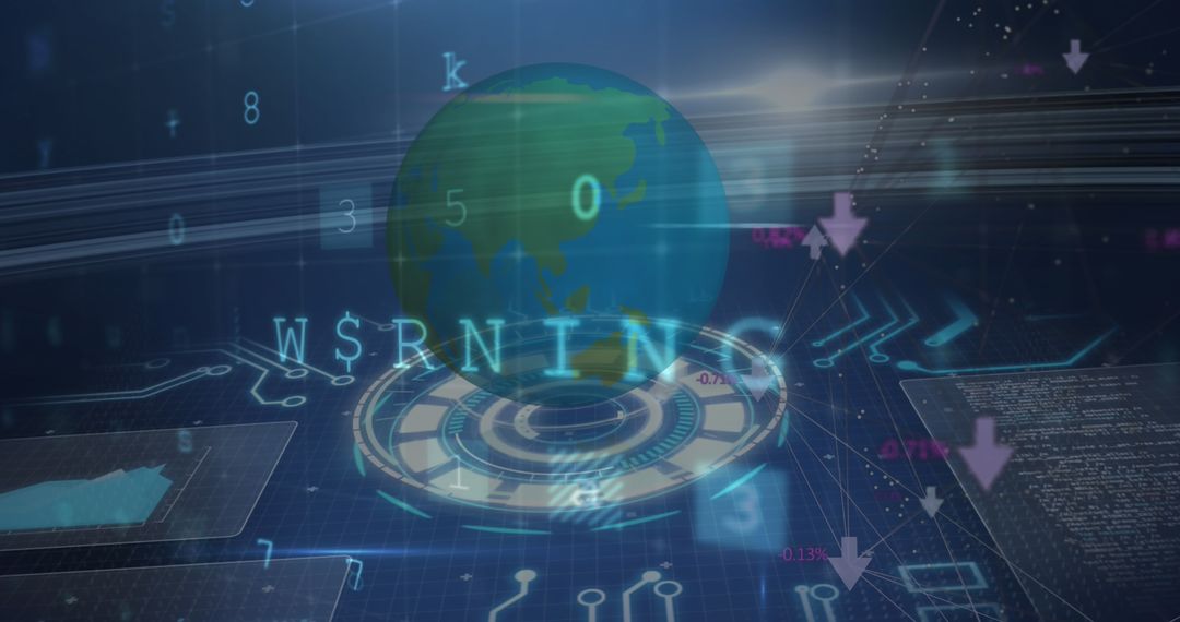 Cyber attack warning over digital globe and data connections