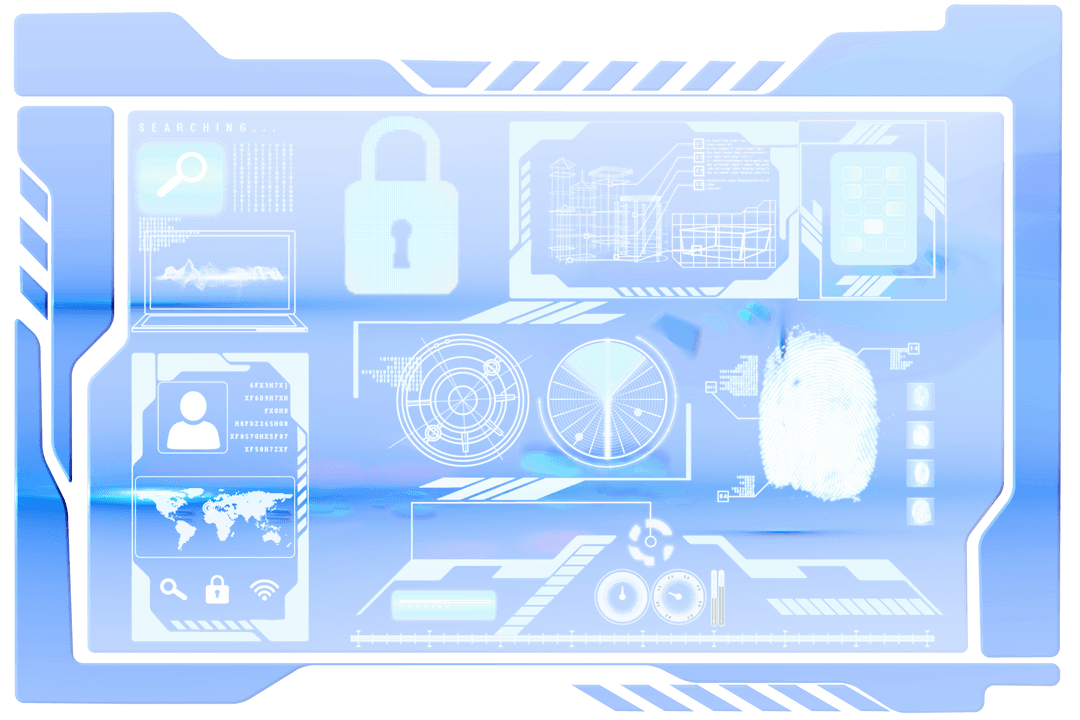 Digital Data Interface Transparency with Security Features - Download Free Stock Images Pikwizard.com