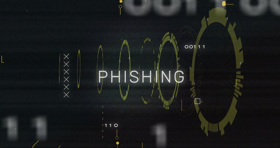 Phishing Warning Digital Data Cyber Security Concept