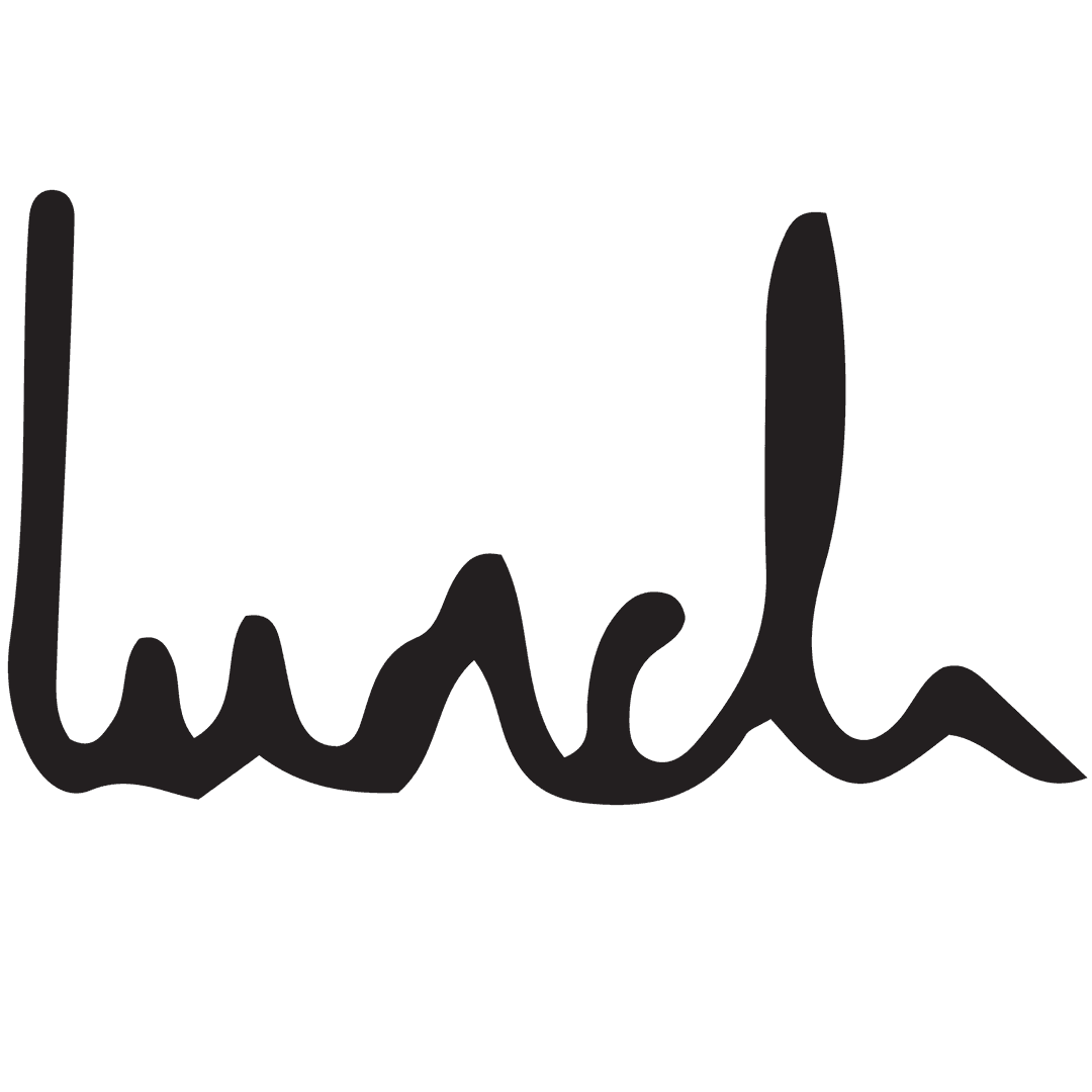 Stylized Lunch Text on Transparent Background Creative Design