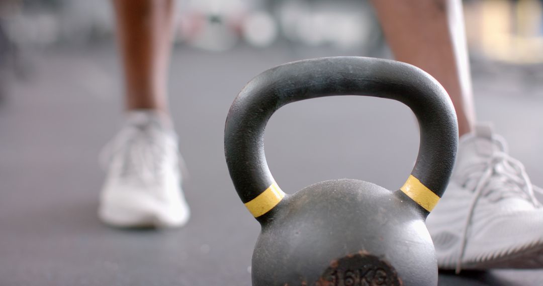 Focus on Kettlebell in Modern Gym Setting