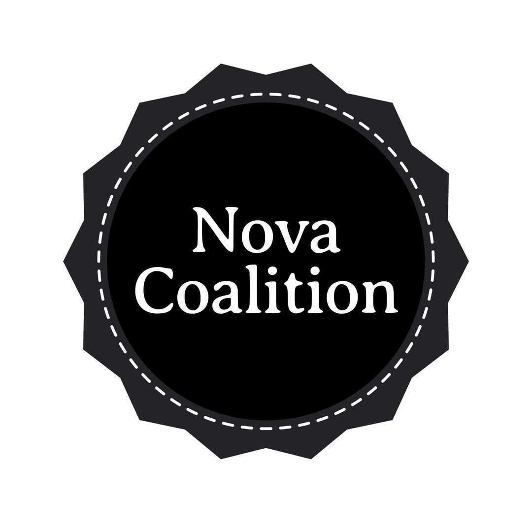 Nova Coalition Seal Logo Design on White Background - Download Free Stock Templates Pikwizard.com