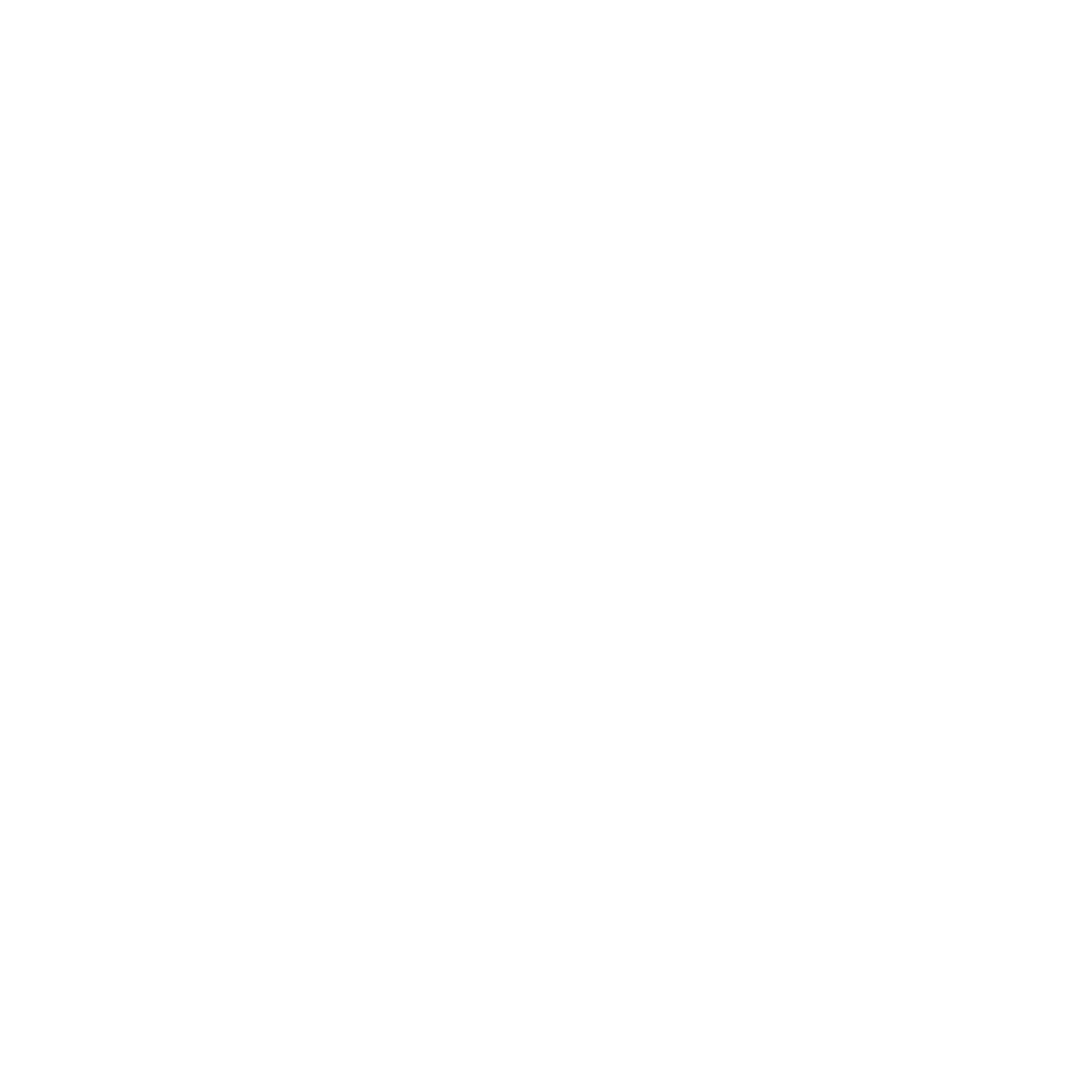 Modern Transparent Downward Arrows Icon in White