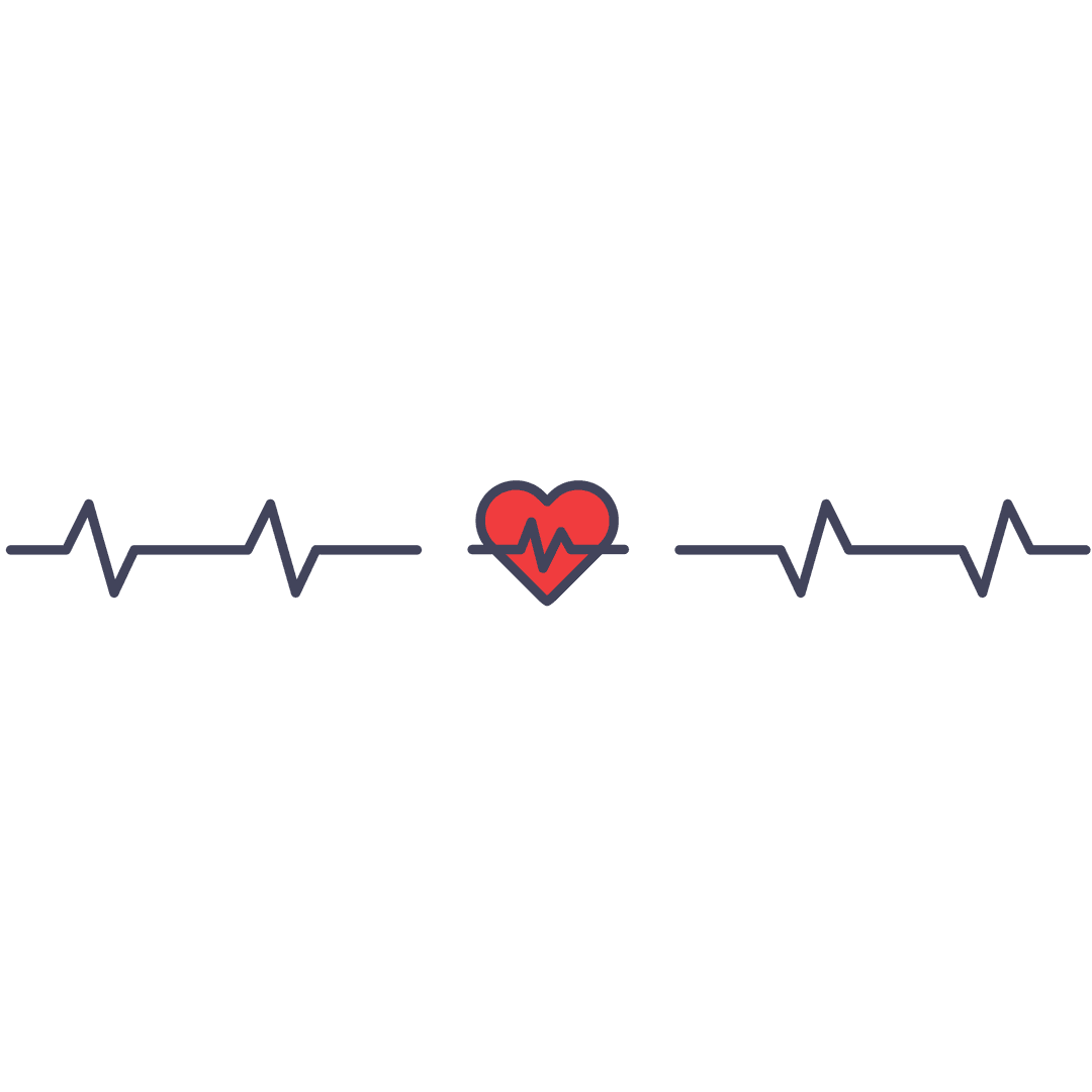 Transparent Heartbeat Pulse Icon with Life Line on Transparent Background - Download Free Stock Images Pikwizard.com