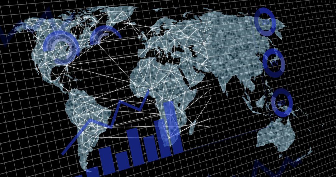 global data processing and artificial intelligence visualization - Free Images, Stock Photos and Pictures on Pikwizard.com