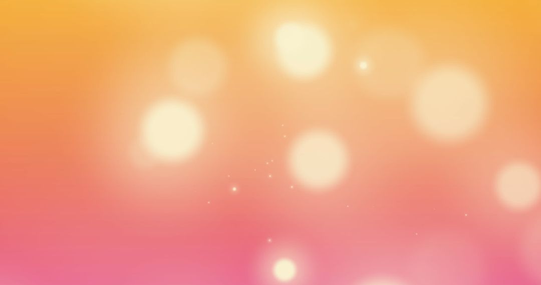 Glowing Bokeh Lights on Gradient Background with Copy Space