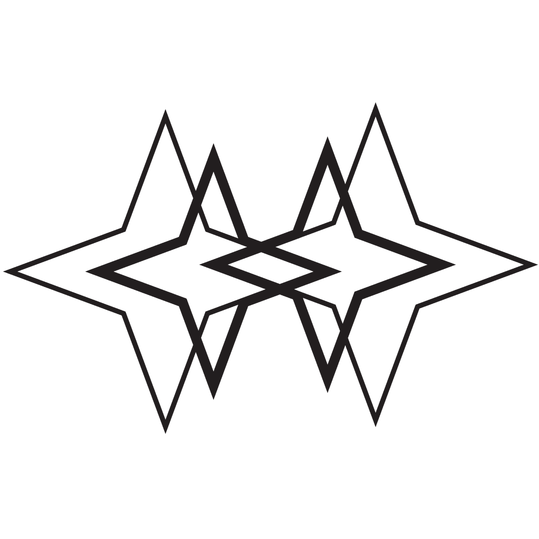 Abstract Interlocking Star Design on Transparent Background - Download Free Stock Images Pikwizard.com
