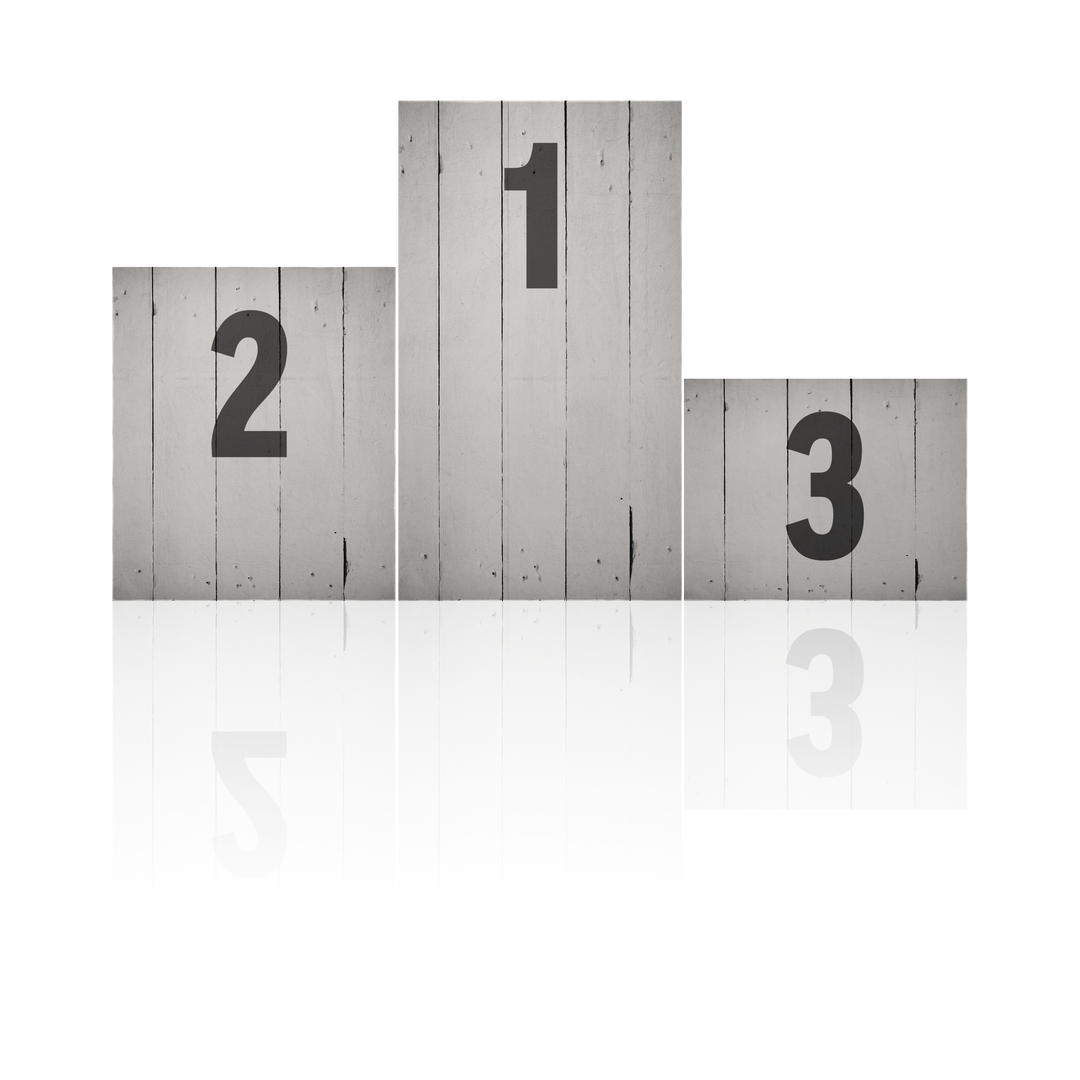 Transparent Wooden Winners Podium with Numbers - Download Free Stock Images Pikwizard.com