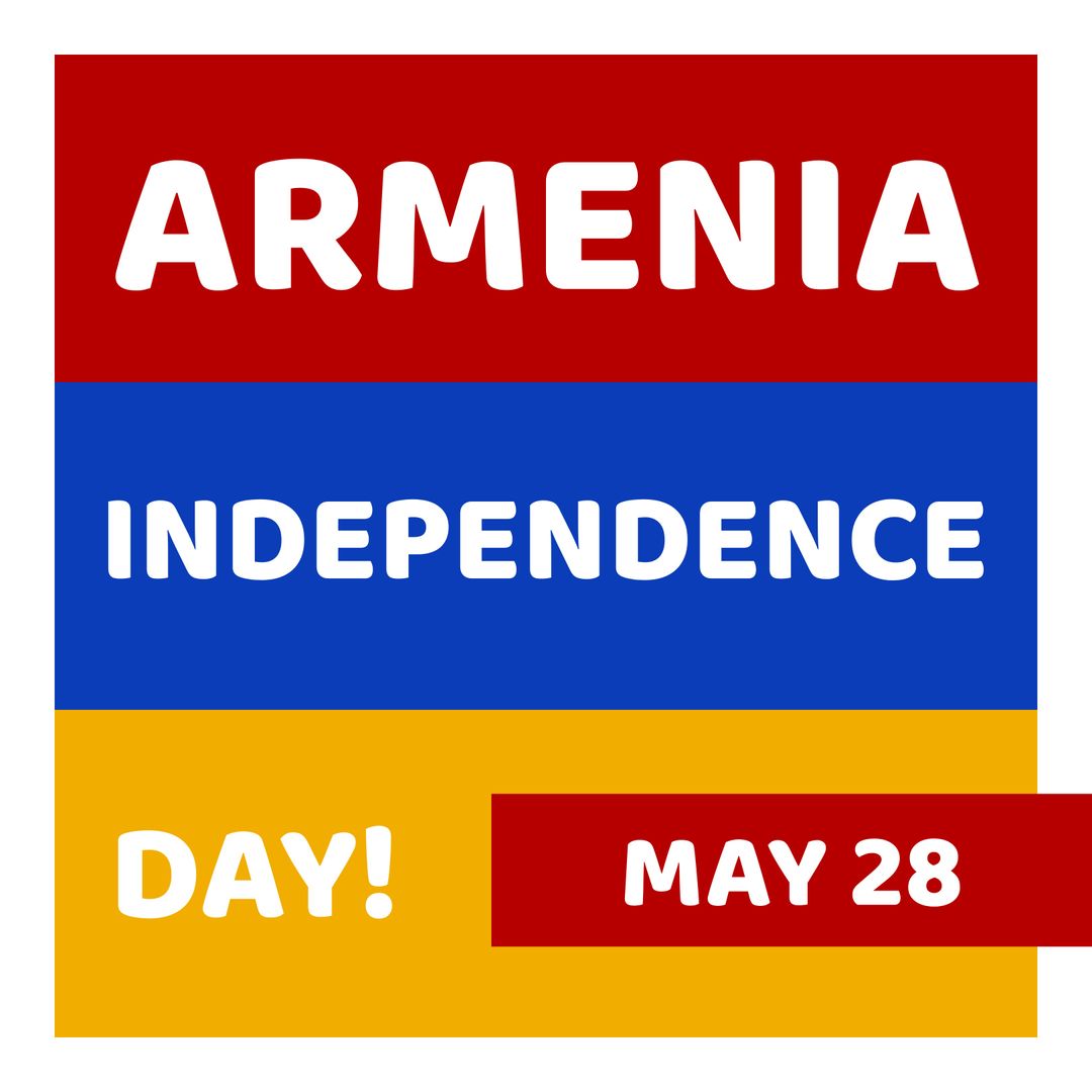 Armenia Independence Day Digital Celebration Banner