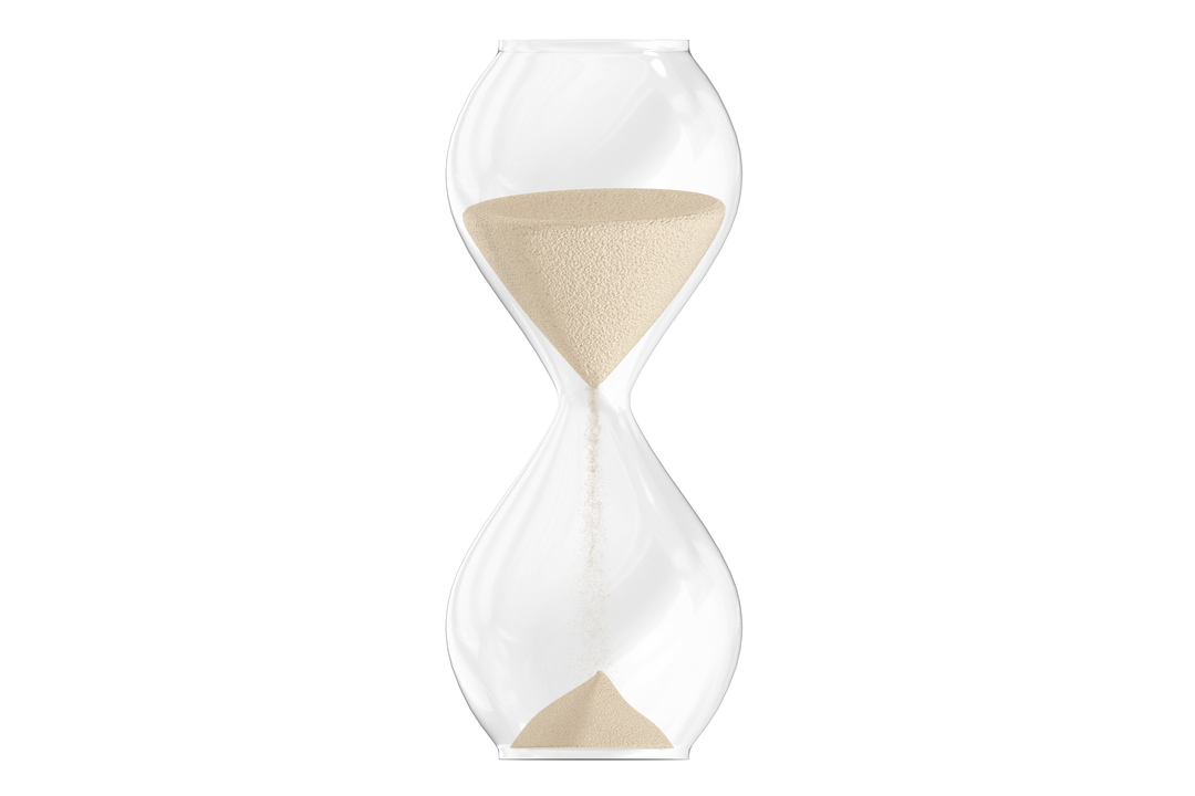 Transparent Hourglass Isolated on Clear Background - Time and Balance Symbol - Download Free Stock Images Pikwizard.com