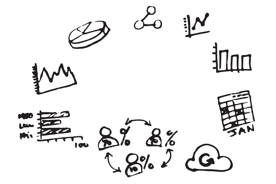 Transparent Circular Business Icon Set for Data Solutions - Download Free Stock Images Pikwizard.com