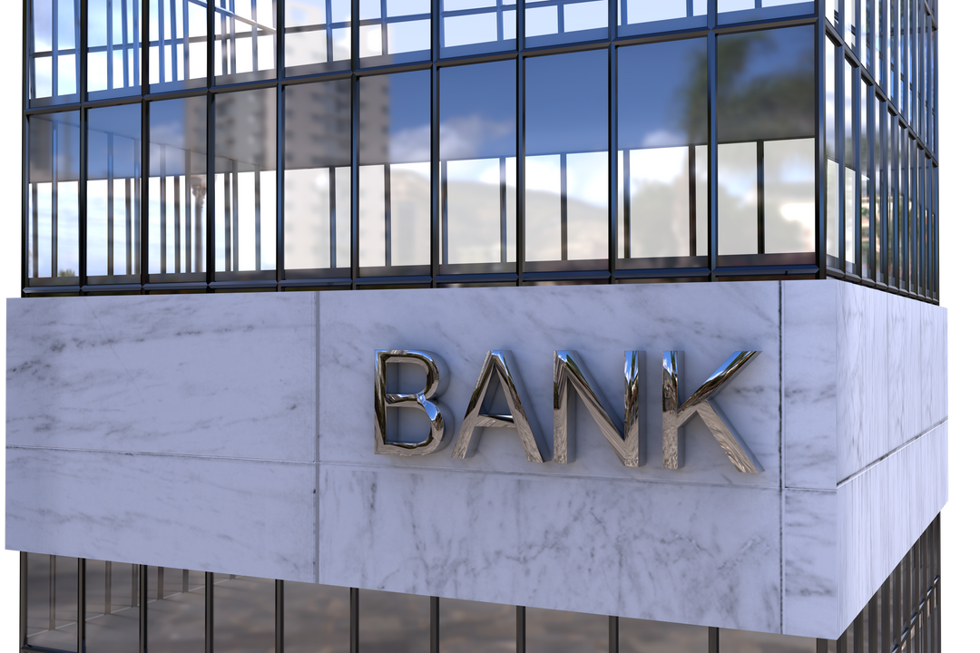 Modern Bank Building with Transparent Glass Windows - Download Free Stock Images Pikwizard.com