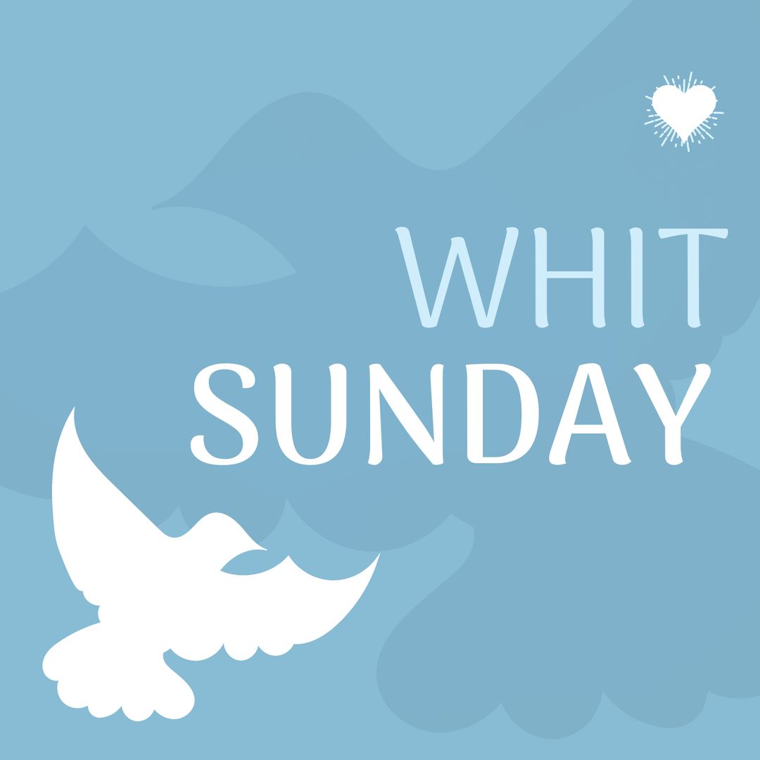 Whit Sunday Celebration with Dove Symbols