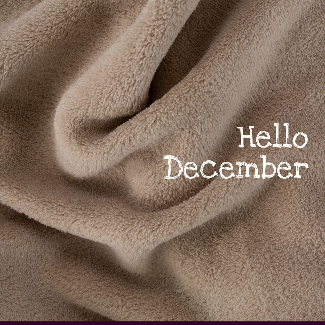 Composition of hello december text over carpet - Download Free Stock Templates Pikwizard.com