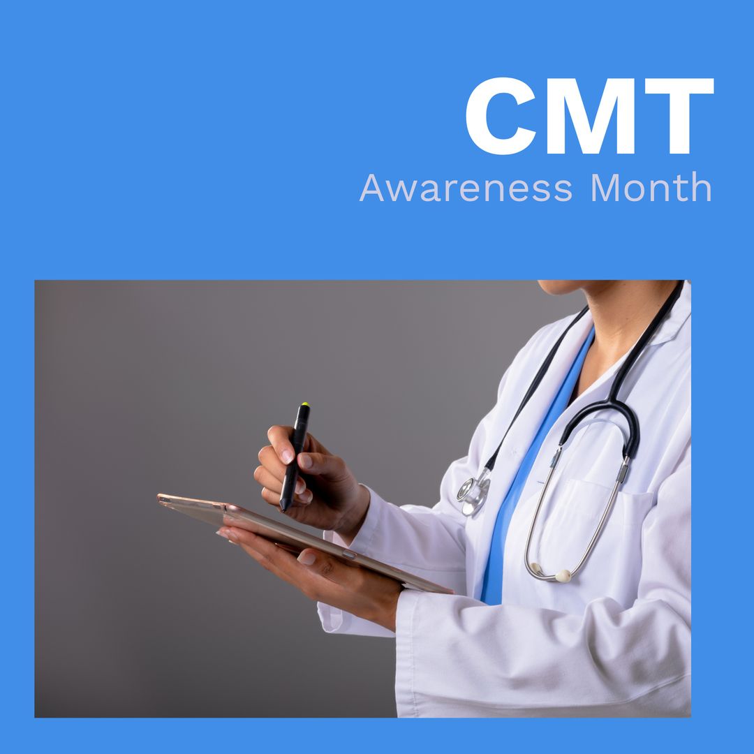 CMT Awareness Month with Dedicated Caucasian Doctor