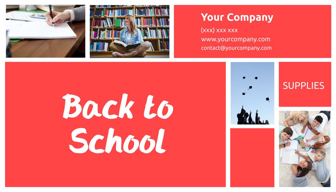 Back to School Marketing Template for Educational Services
