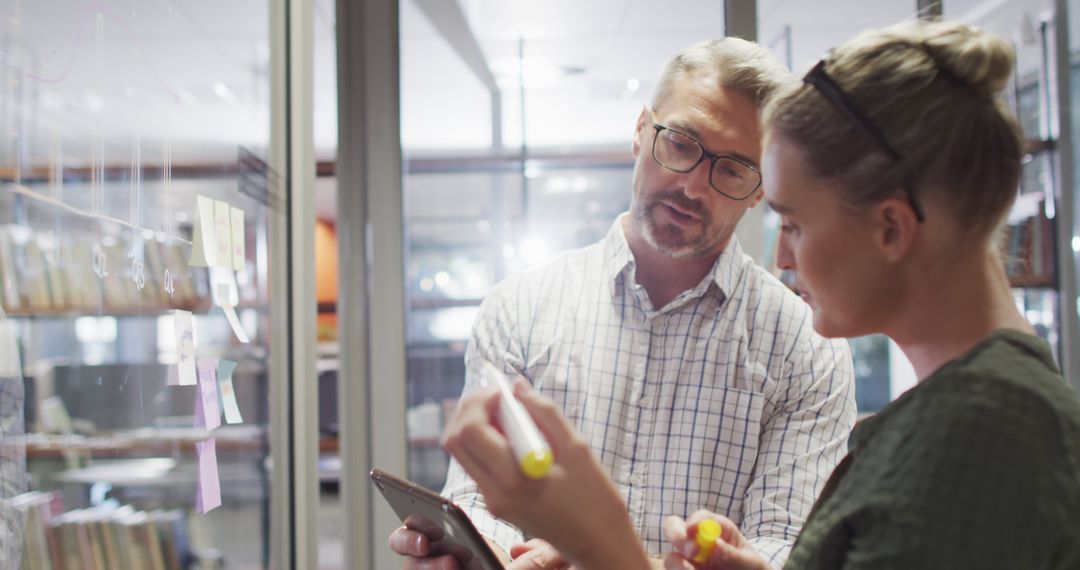 Creative Professionals Brainstorming Ideas in Modern Office