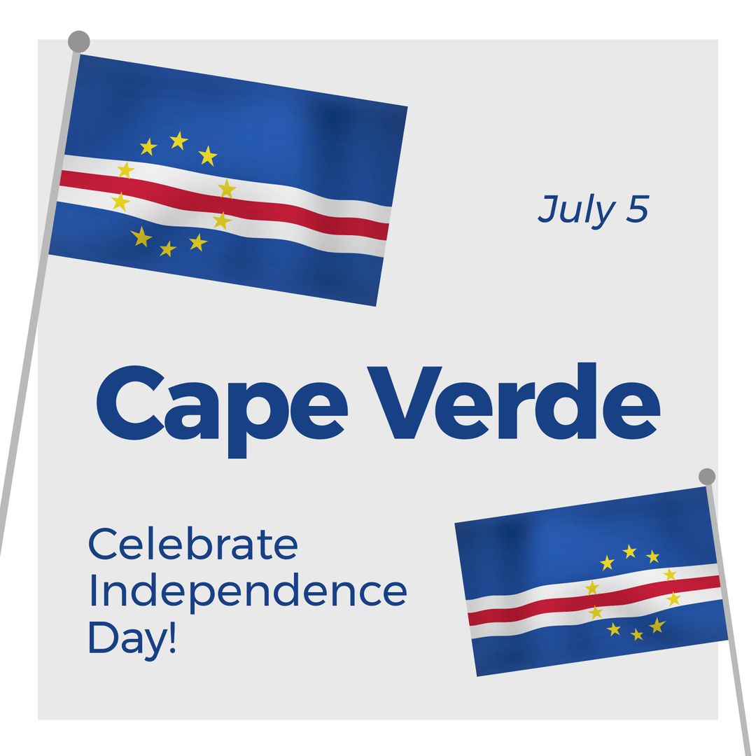 Cape Verde Independence Day Celebration Graphic