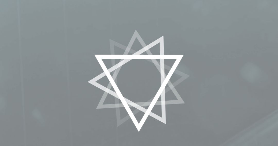 Rotating DNA Strand and Triangles in Digital Data Visualization