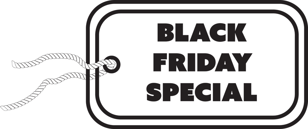 Black Friday Special Tag on Transparent Background - Download Free Stock Images Pikwizard.com