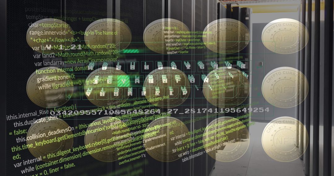 Digital Currency NFTs and Data Processing Servers