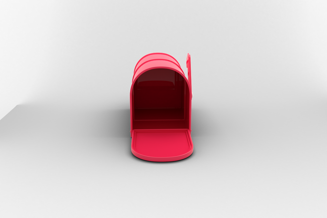 Transparent Pink Opened Mailbox Vector on Transparent Background - Download Free Stock Images Pikwizard.com