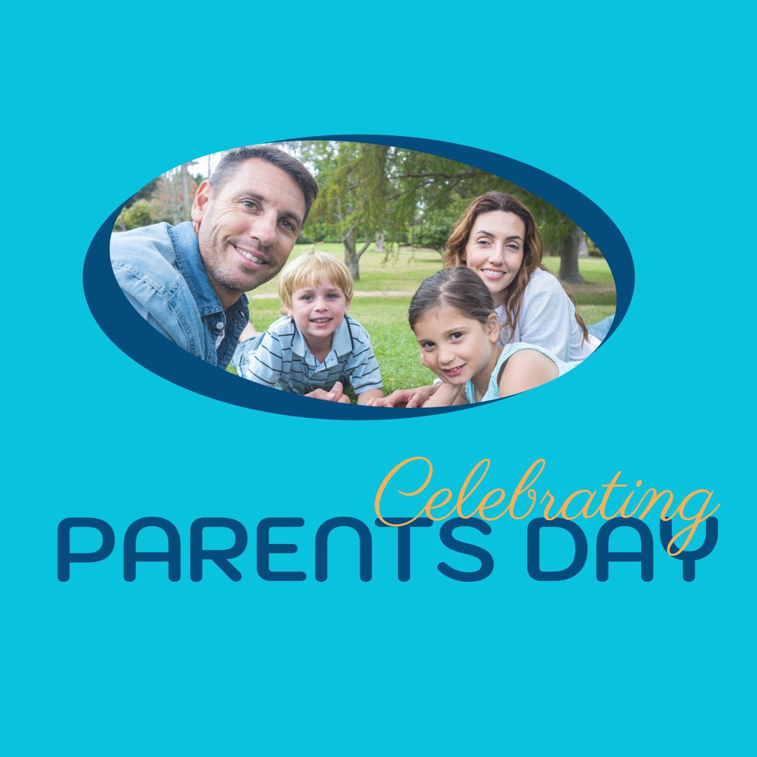Family Enjoying Time Together on Parents Day Outdoors