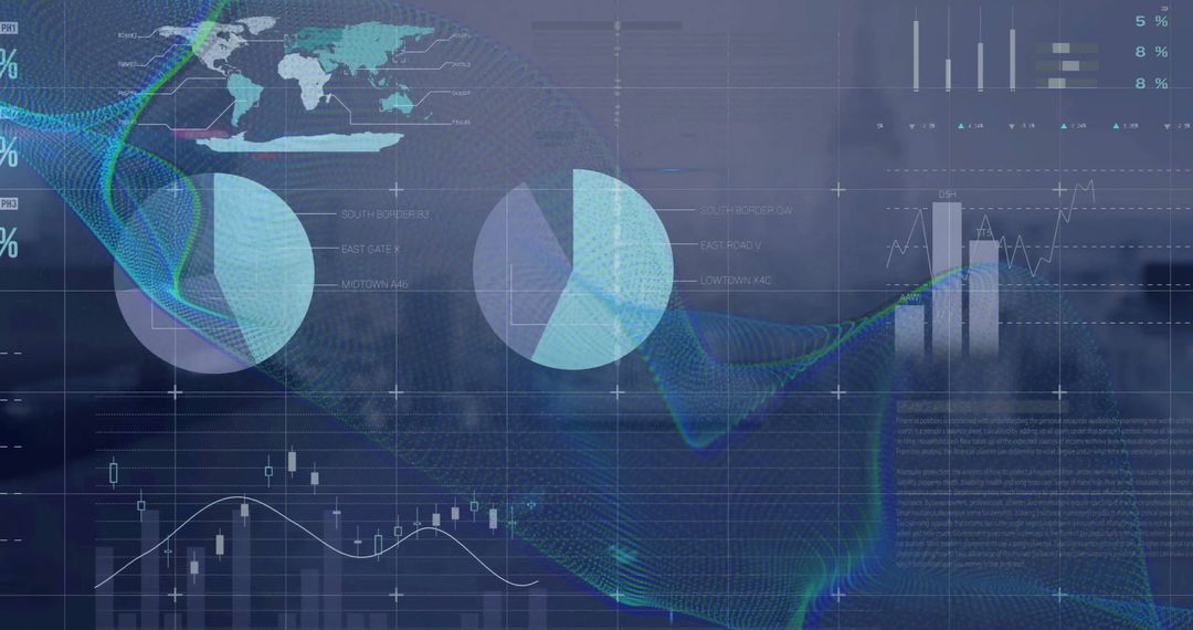 Digital Data and Analytics Integrating Cityscape Visualization - Free Images, Stock Photos and Pictures on Pikwizard.com
