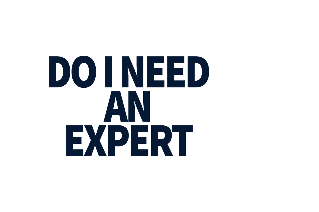 Do I Need an Expert Text on Transparent Background