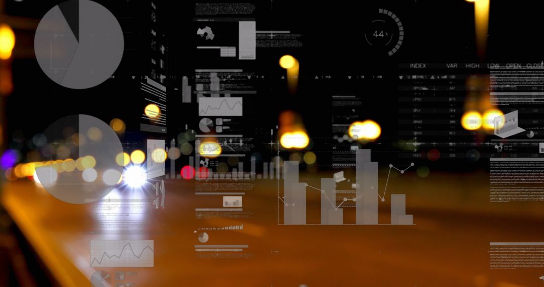 Data Analytics Overlays on Urban Cityscape