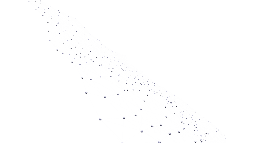Abstract transparent molecular structure geometric design