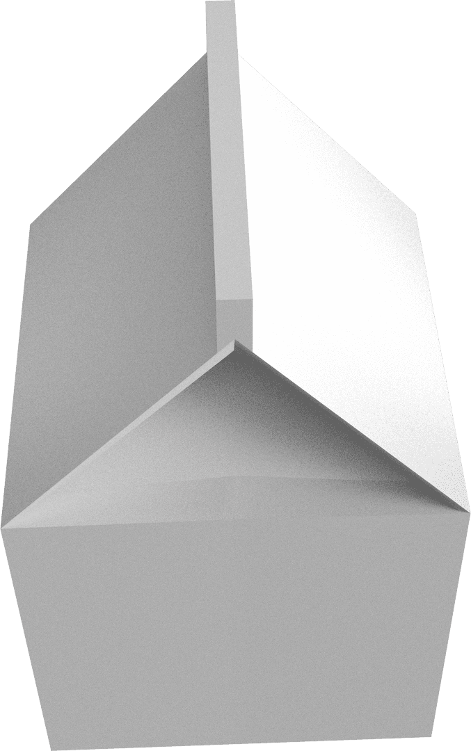 Detailed Transparent White Cardboard Carton Design