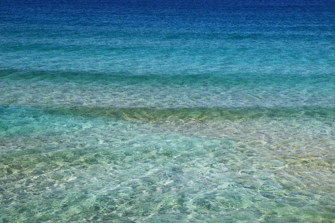 Clear Blue Ocean Water with Gentle Waves - Free Images, Stock Photos and Pictures on Pikwizard.com