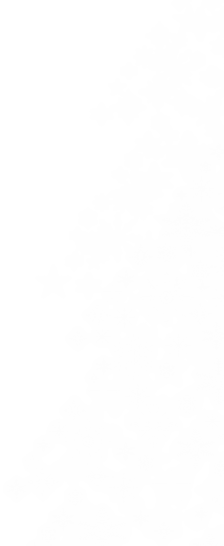 Transparent Artistic Christmas Tree Branch Design