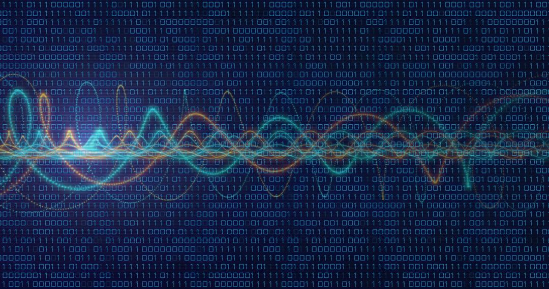 Abstract Digital Data Processing with Binary Background