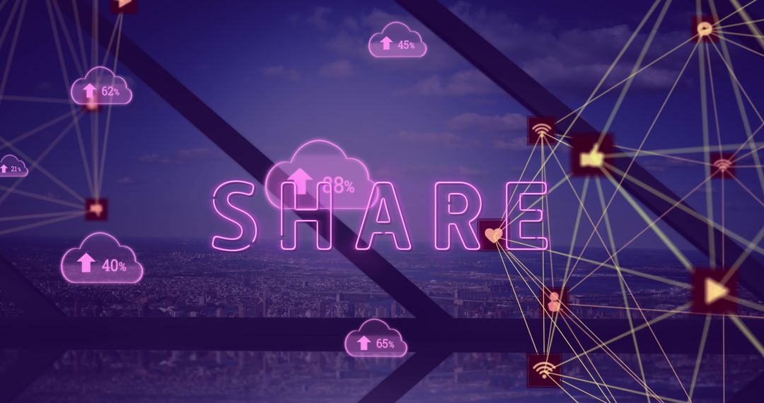 Social Media Data Sharing and Network Connectivity