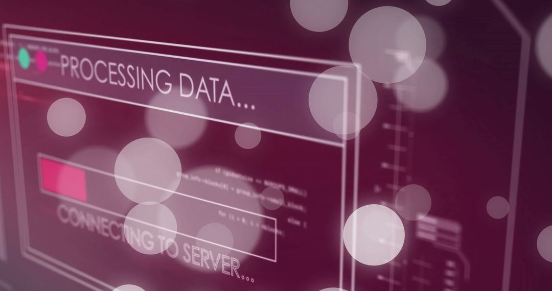 Digital Data Processing with Networking Interface - Free Images, Stock Photos and Pictures on Pikwizard.com