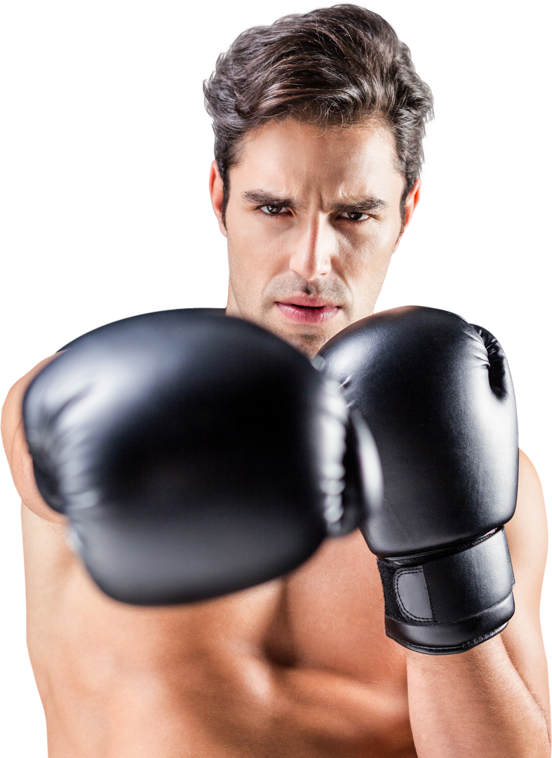 Transparent Male Boxer in Powerful Pose - Download Free Stock Images Pikwizard.com