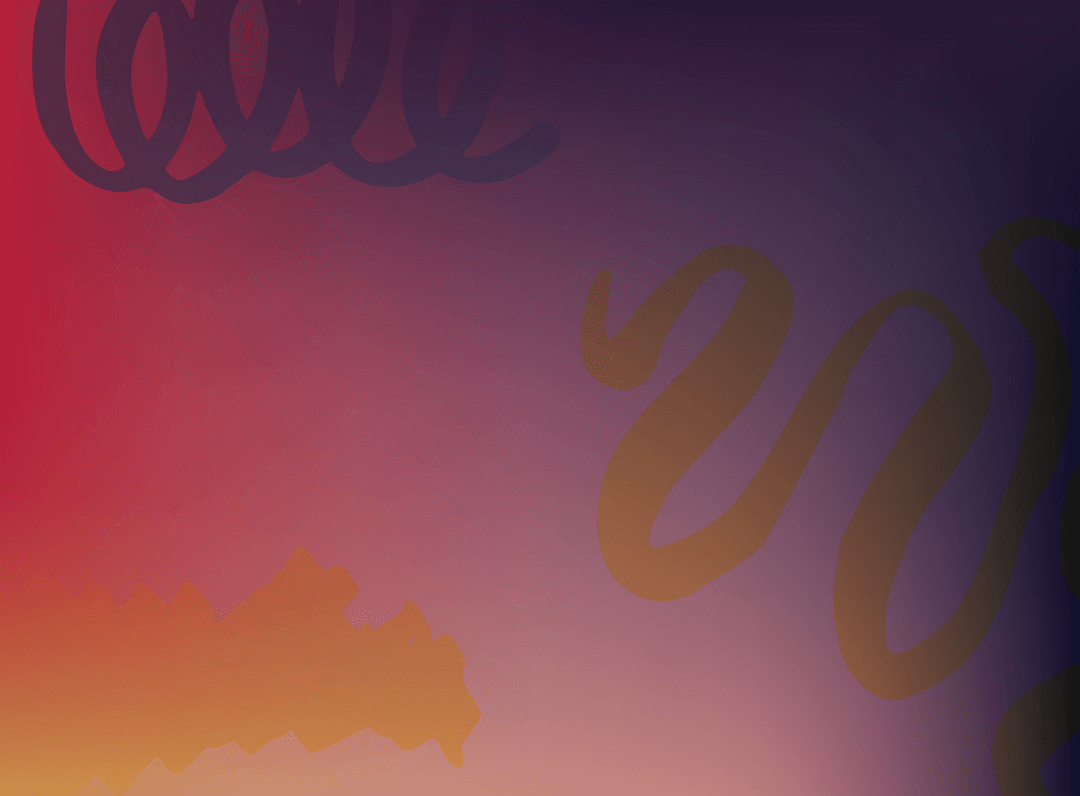 Vivid Abstract Shapes on Transparent Gradient Poster