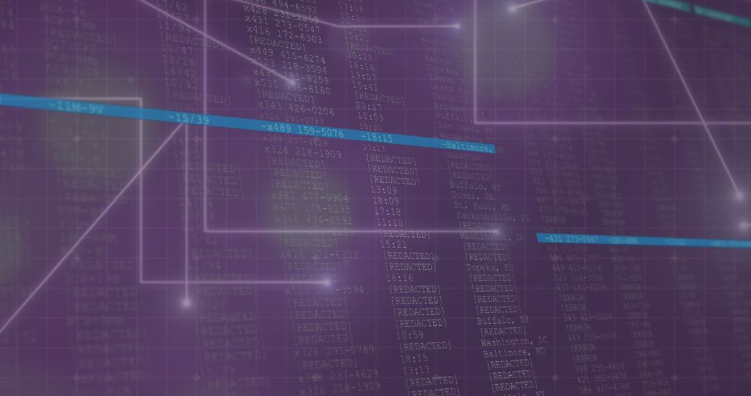 Abstract Data Network in Holographic Interface
