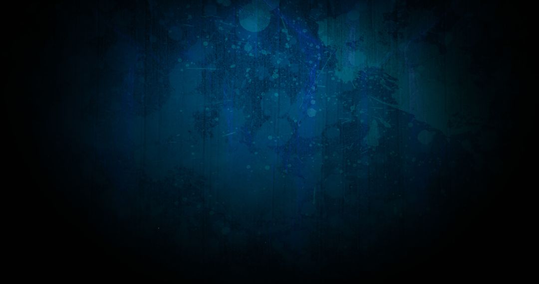 Abstract Digital Network with Blue and Green Elements on Black Background