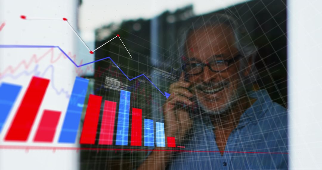 Senior Executive Engaging Technology with Business Data