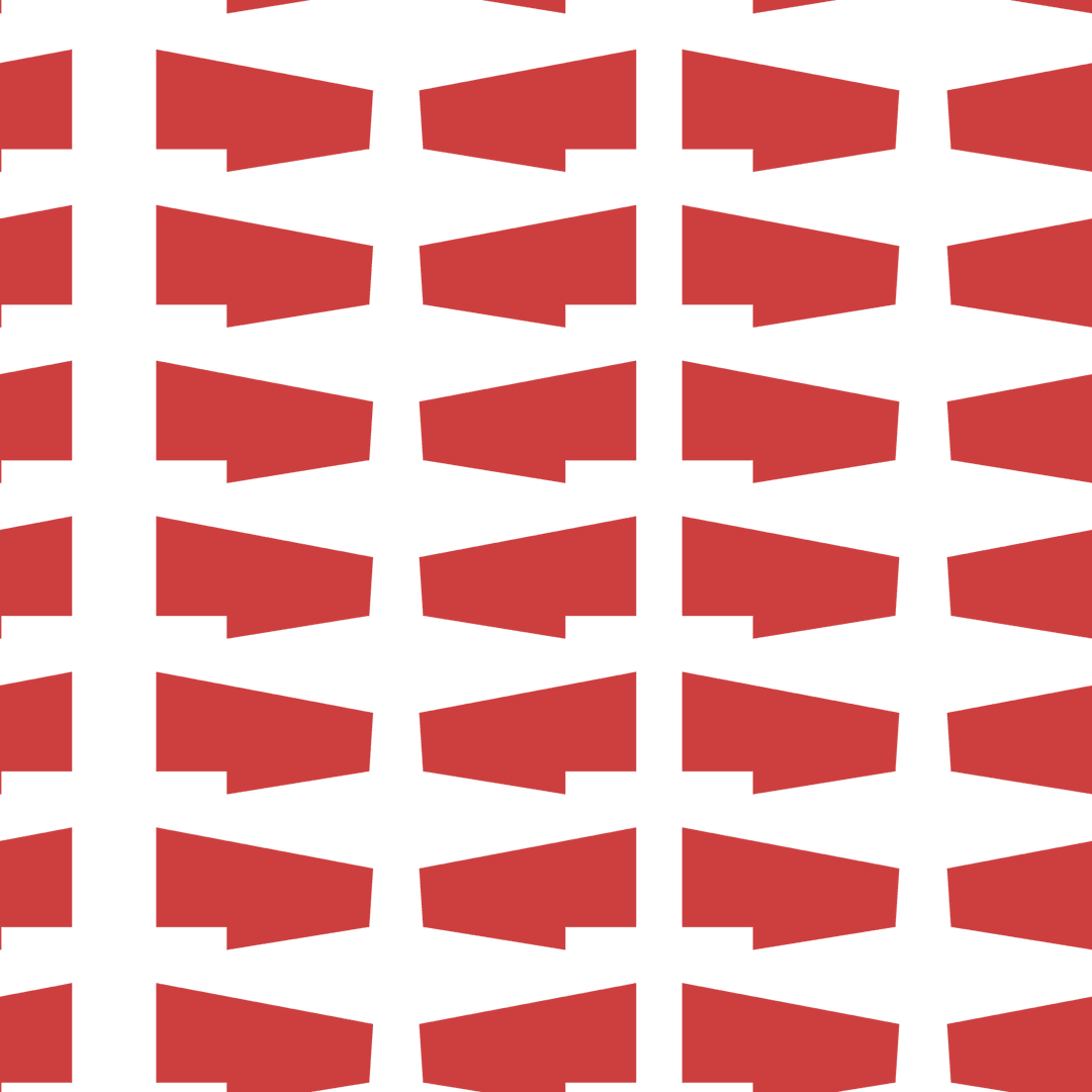 Transparent vector with red geometric pattern design